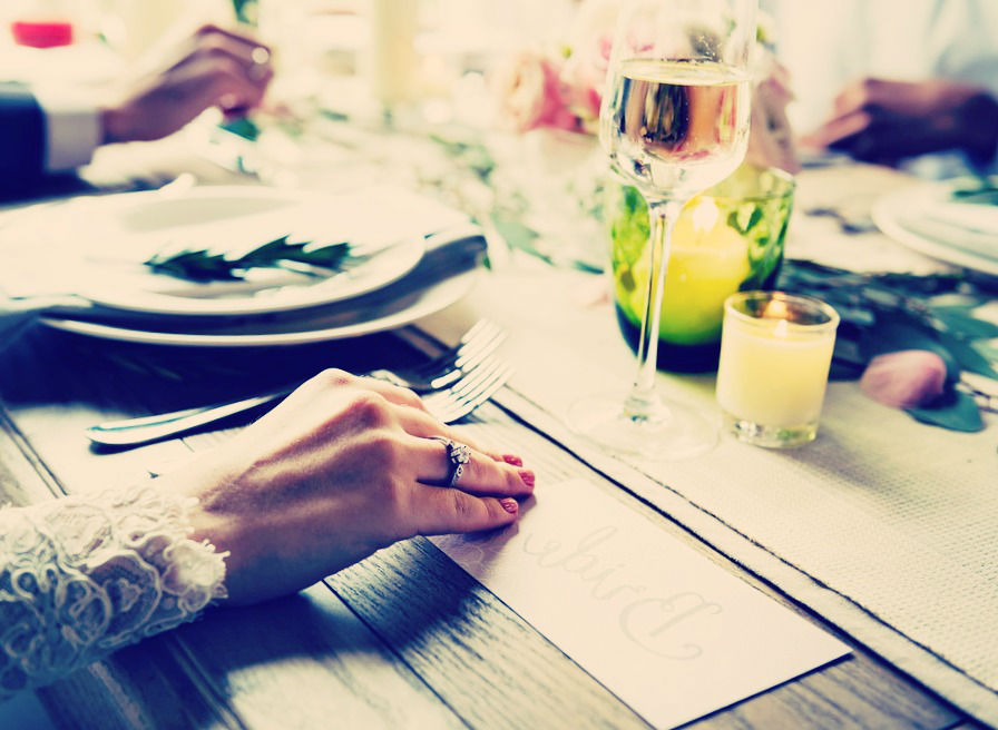 chemin table mariage